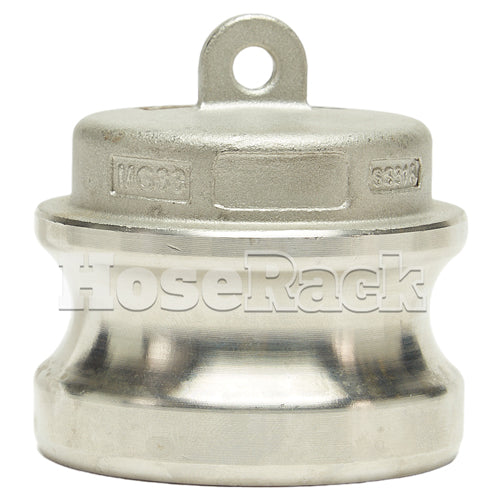 Stainless Steel 2" Camlock Male Dust Plug