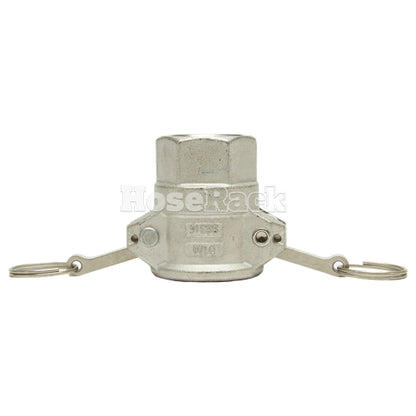 Stainless Steel 1" Female Camlock x 1" Female NPT