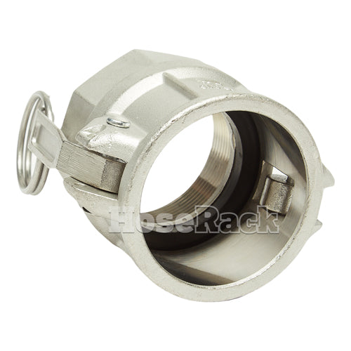 Stainless Steel 2" Female Camlock x 2" Female NPT