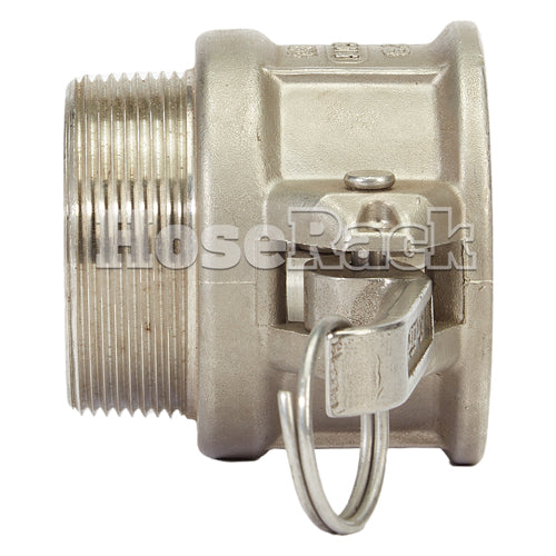 Stainless Steel 2" Female Camlock x 2" Male NPT