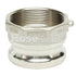 Stainless Steel 3" Male Camlock x 3" Female NPT