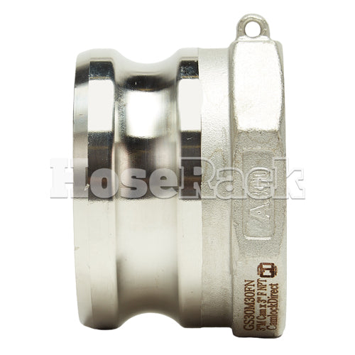 Stainless Steel 3" Male Camlock x 3" Female NPT