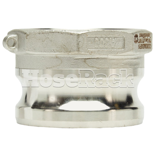 Stainless Steel 3" Male Camlock x 3" Female NPT