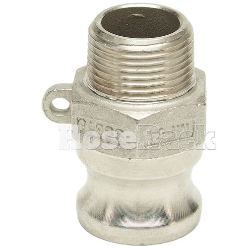 Stainless Steel 3/4" Camlock Male x 3/4" NPT Male