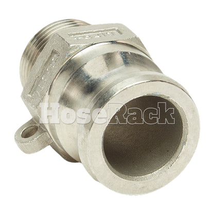 Stainless Steel 3/4" Camlock Male x 3/4" NPT Male