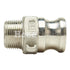 Stainless Steel 3/4" Camlock Male x 3/4" NPT Male