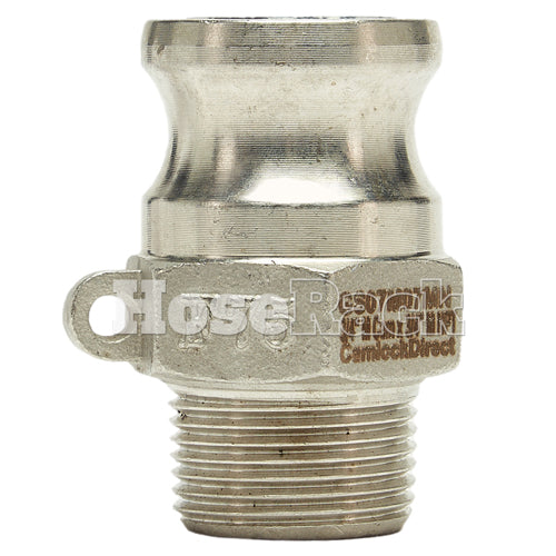 Stainless Steel 3/4" Camlock Male x 3/4" NPT Male