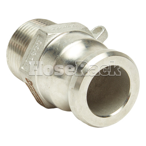 Stainless Steel 1" Camlock Male x 1" NPT Male