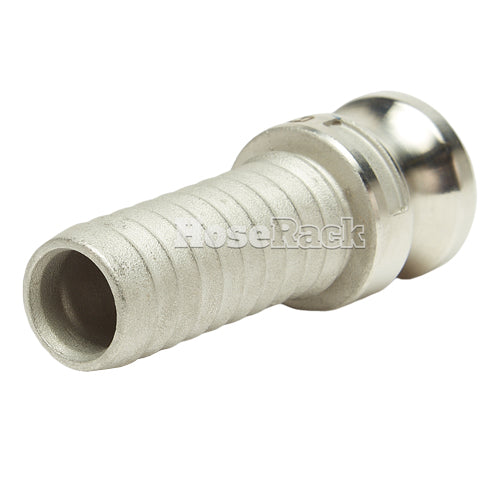 Stainless Steel 1" Male Camlock to Hose Shank