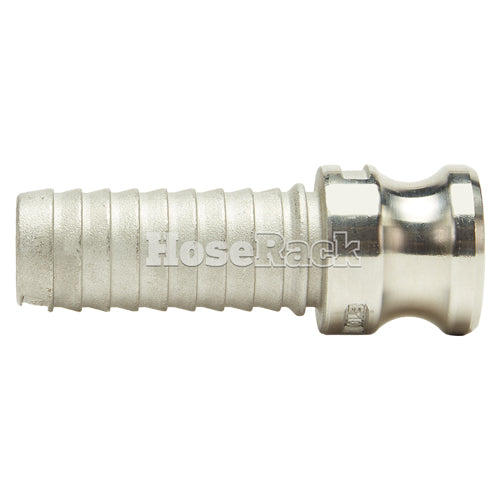 Stainless Steel 1" Male Camlock to Hose Shank