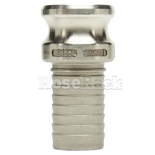 Stainless Steel 1 1/2" Male Camlock to Hose Shank