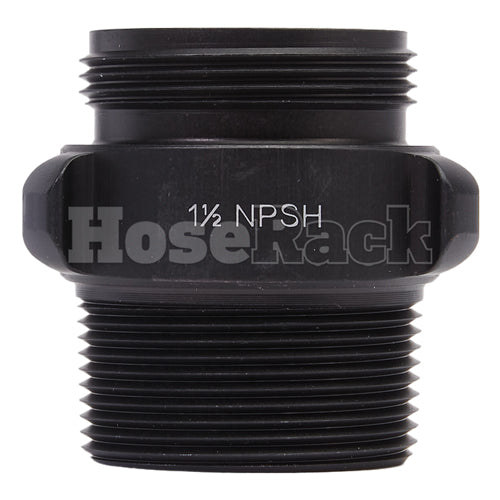 Aluminum 1 1/2" NPSH to 1 1/2" NPT Double Male