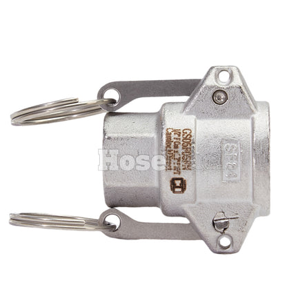 Stainless Steel 1/2" Female Camlock x 1/2" Female NPT