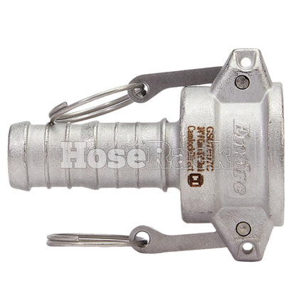 Stainless Steel 3/4" Female Camlock to Hose Shank