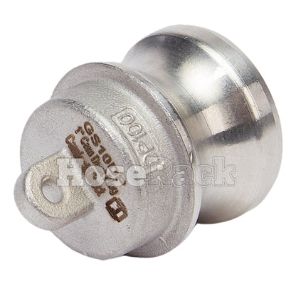 Stainless Steel 1" Camlock Male Dust Plug