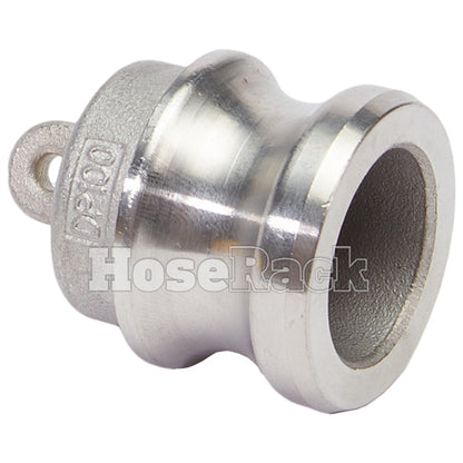 Stainless Steel 1" Camlock Male Dust Plug