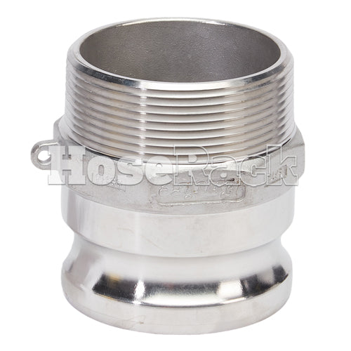 Stainless Steel 3" Camlock Male x 3" NPT Male