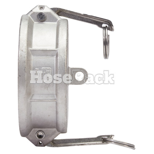 Stainless Steel 4" Camlock Female Dust Cap