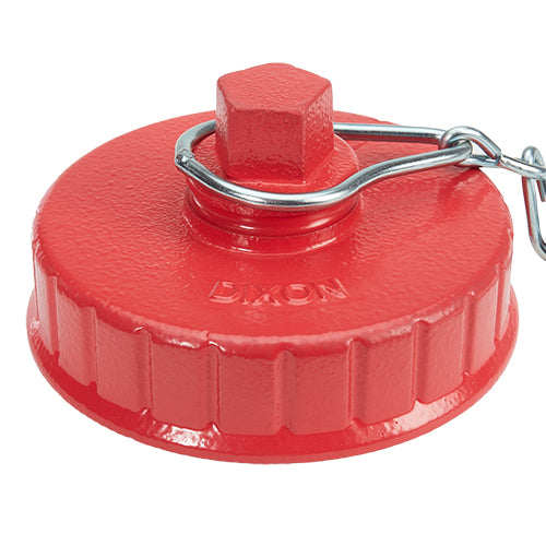 Iron 4 1/2" NH / NST Fire Hydrant Cap