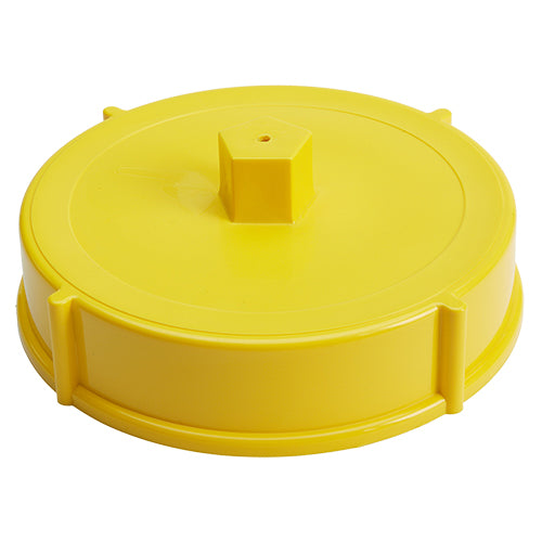 Yellow Plastic 4 1/2" NH Fire Hydrant Cap