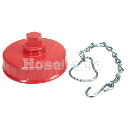 Iron 4 1/2" NH / NST Fire Hydrant Cap