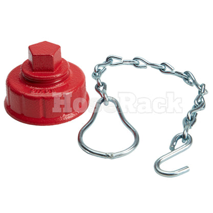 Iron 2 1/2" NH / NST Fire Hydrant Cap