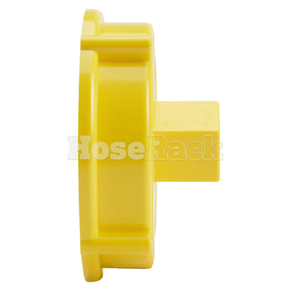 Yellow Plastic 2 1/2" NH Fire Hydrant Cap