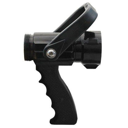 Industrial Aluminum Heavy-Duty 1 1/2" NH Ball Shut-Off With Pistol Grip