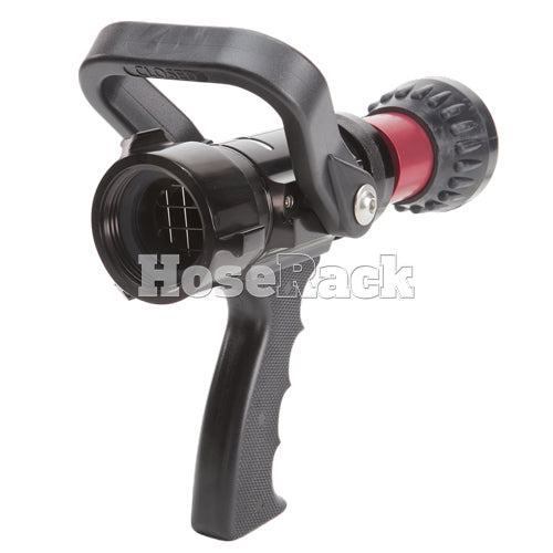 Industrial Aluminum 1 1/2" Pistol Grip Red Fire Nozzle (NH)