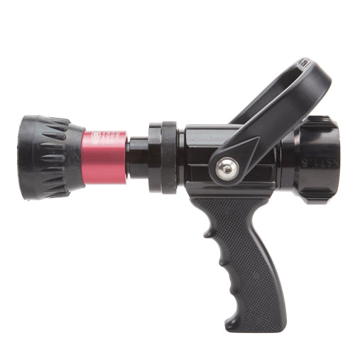 Industrial Aluminum 1 1/2" Pistol Grip Red Fire Nozzle (NH)