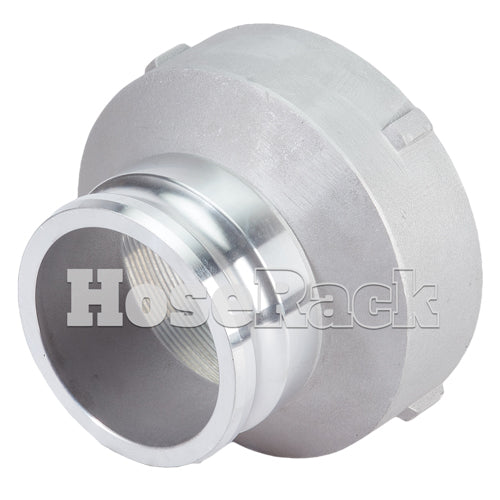 Aluminum 4" Male Camlock x 6" Female NPT