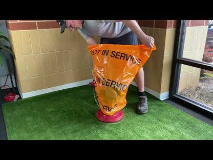 Orange Polypropylene Hydrant Bag