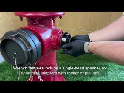 Single Head Adjustable Fire Hydrant Wrench