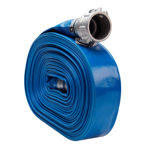 Blue 1 1/2" x 50' Camlock Lightweight Hose