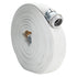 White 4" x 50' Single Jacket Discharge Hose