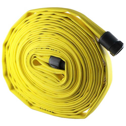 Yellow 1" x 50' Rubber Hose (Alum NH Couplings)