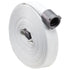 White 2" x 50' Single Jacket Hose (Alum NPSH Couplings)