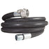 Black 1 1/2" x 20' Camlock / Threaded Suction Hose