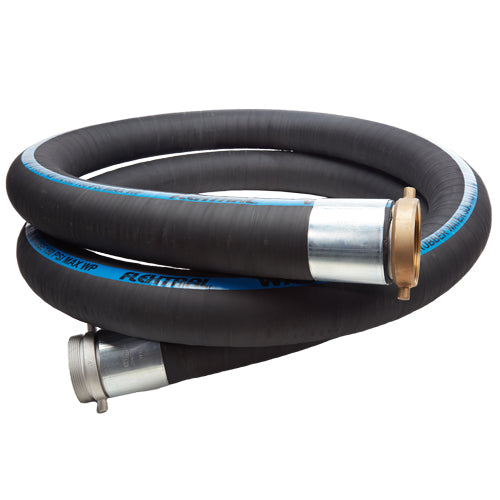 Black 4" x 20' Thread / Thread Suction Hose