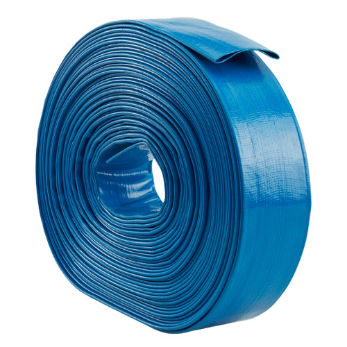 Blue 3" x 100' Lightweight Uncoupled Discharge Hose