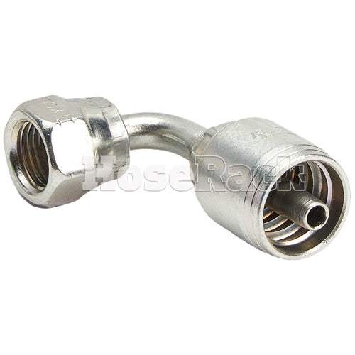 3/8" Female JIC Swivel 90˚ Elbow Hydraulic Fitting