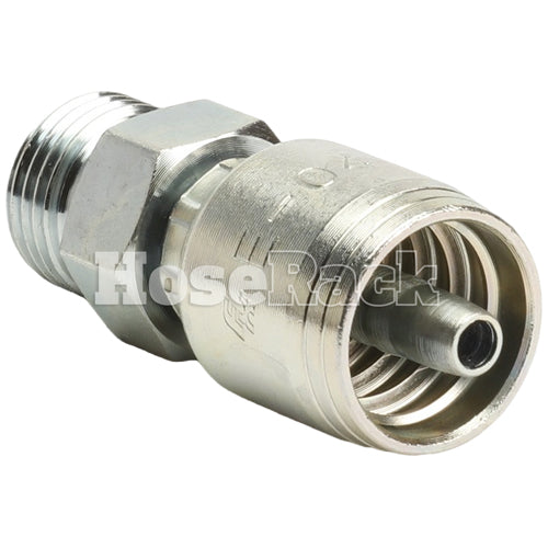 3/8" Male Flat Face (ORFS) Hydraulic Fitting