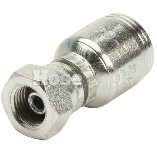 1/4" Female British Standard Parallel Pipe Cone Seat Swivel Hydraulic Fitting