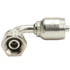 3/8" Female British Standard Parallel Pipe O-Ring Swivel 90˚ Elbow Hydraulic Fitting