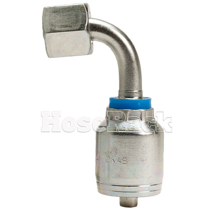 M14 X 1.5 Female Swivel 24˚ Cone (Light 8) with O-Ring 90˚ Elbow Hydraulic Fitting