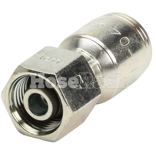 M18 X 1.5 Female Swivel 24˚ Cone (Heavy S10) with O-Ring Hydraulic Fitting