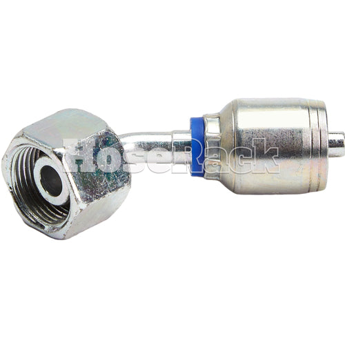 M20 X 1.5 Female Swivel 24˚ Cone (Heavy S12) with O-Ring 45˚ Elbow Hydraulic Fitting