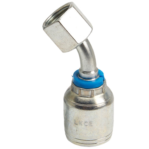 1/4" Female Face Seal Swivel 45˚ Elbow (ORFS)