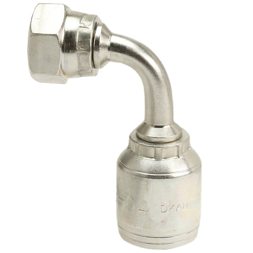 1/4" Female Bristish Standard Parallel Pipe O-Ring Swivel 90˚ Elbow