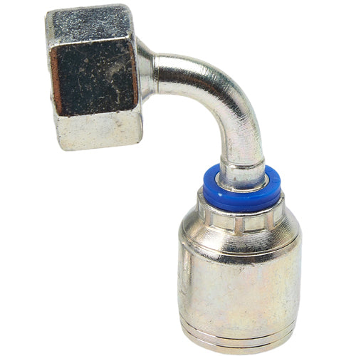 Hydraulic Hose Fitting with M18 x 1 1/2 Female Metric Light Swivel - 90 ...